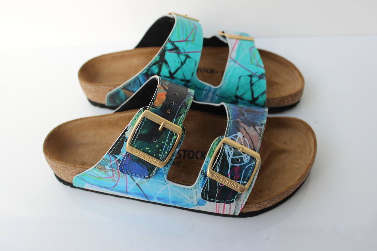 HAPPY: Custom Birkenstocks by Mary Price x Michael Grey – MICHAEL