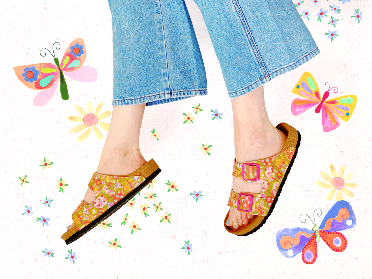 BUTTERFLIES CUSTOM BIRKENSTOCKS by SHANNON SNOW X Michael Grey