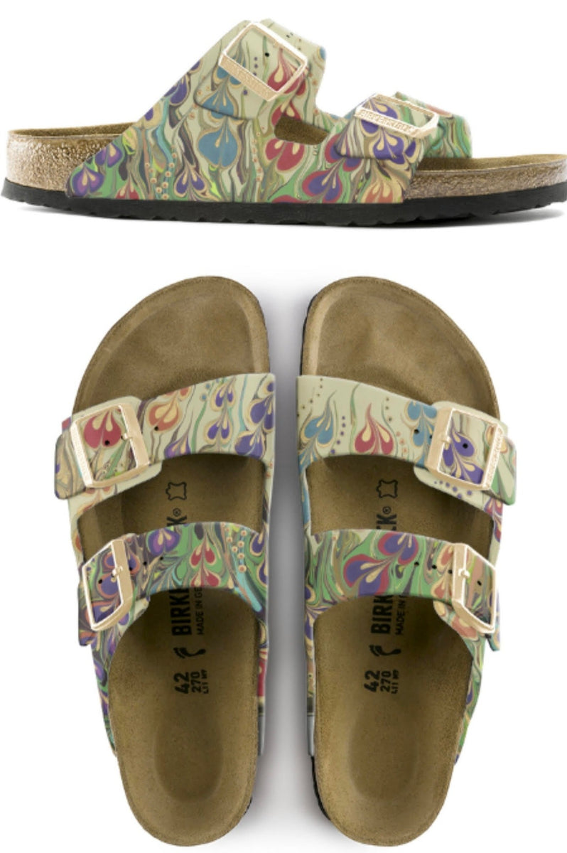 CHRYSALIS: CUSTOM BIRKENSTOCKS by CAT TESLA ART x Michael Grey