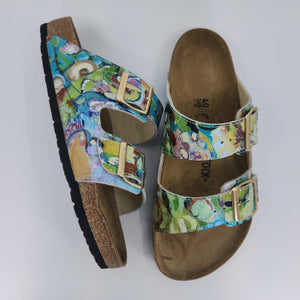 LOVE SONG:  CUSTOM BIRKENSTOCKS  by PAULA BORSETTI x Michael Grey