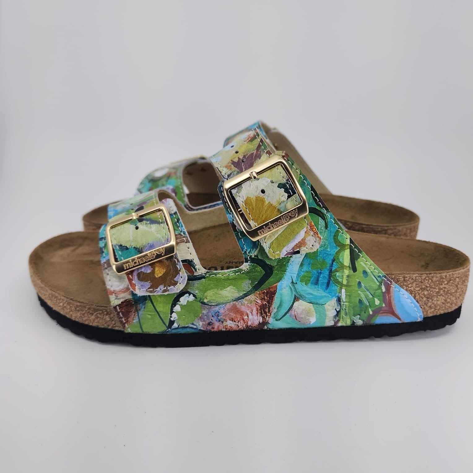 LOVE SONG:  CUSTOM BIRKENSTOCKS  by PAULA BORSETTI x Michael Grey