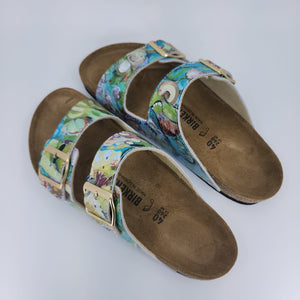 LOVE SONG:  CUSTOM BIRKENSTOCKS  by PAULA BORSETTI x Michael Grey