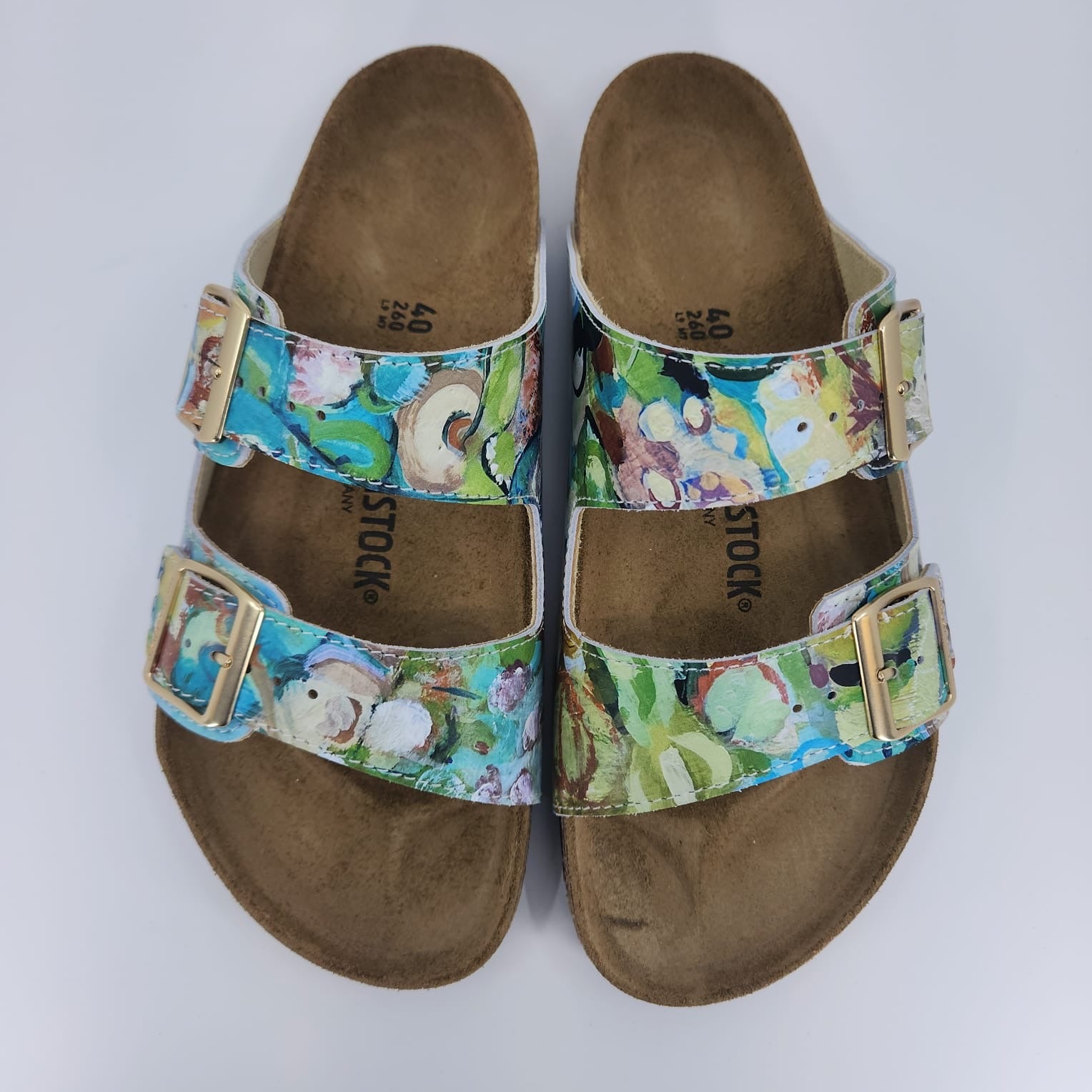 LOVE SONG:  CUSTOM BIRKENSTOCKS  by PAULA BORSETTI x Michael Grey