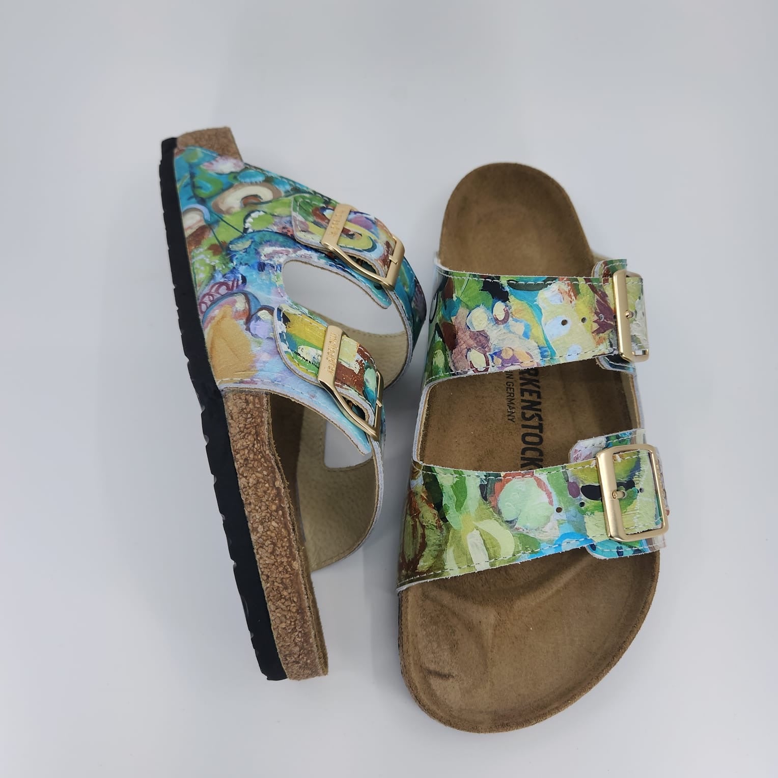 LOVE SONG:  CUSTOM BIRKENSTOCKS  by PAULA BORSETTI x Michael Grey