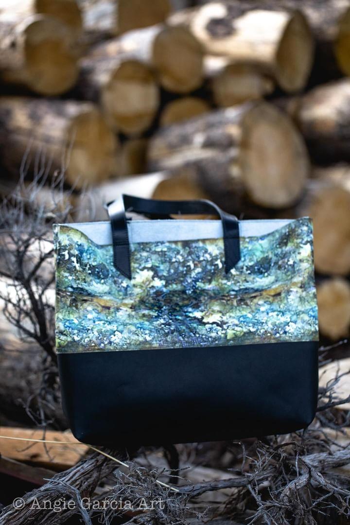 YELLOWSTONE PRISMATIC : TOTE  by ANGIE ANGIE CRAGWICK x Michael Grey