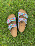 FRUITY ALL OVER: CUSTOM BIRKENSTOCKS  by BECCA FRANKS x Michael Grey