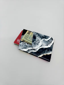 BLACK WAVES:  WALLET by ARTISTIC_ MANSI x Michael Grey