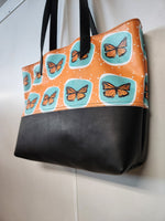 Greta aka The Environmentalist aka Gigi : LEATHER TOTE:  by JULES GISSLER x Michael Grey