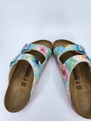 LETS BLOOM : CUSTOM BIRKENSTOCKS  by SALLY WALSH x Michael Grey