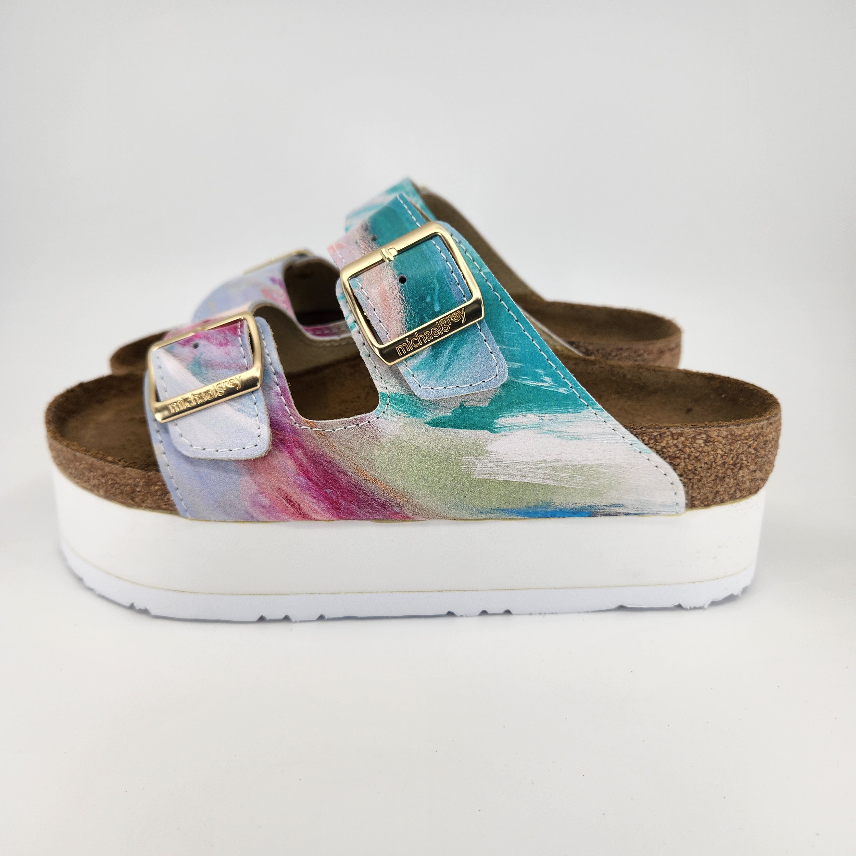 DREAM LITTLE DREAM : CUSTOM BIRKENSTOCKS  by DANIELLE NESTER FAULK x Michael Grey