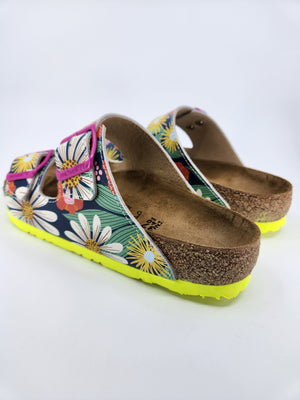 SUMMER BOUNTY: CUSTOM BIRKENSTOCKS  by REBECCA WOOLBRIGHT x Michael Grey