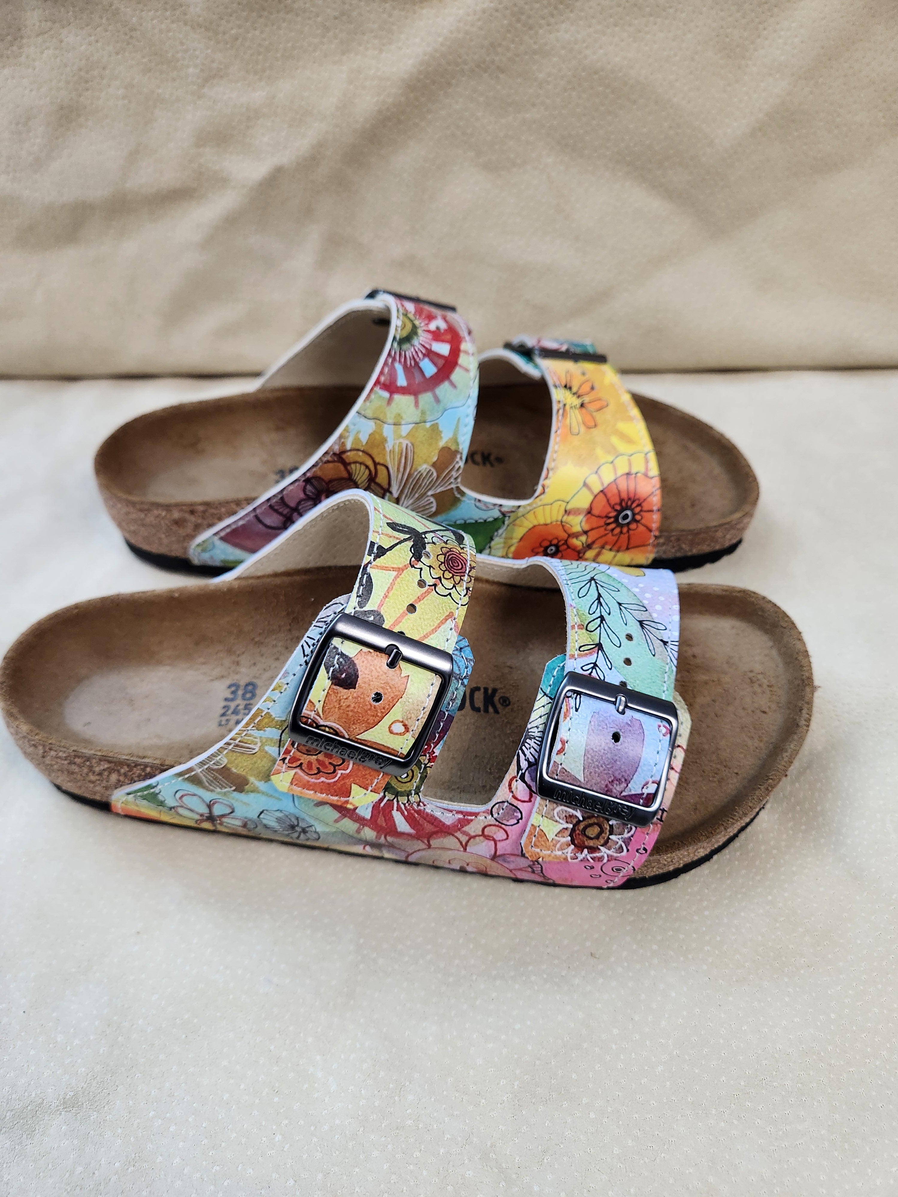 MAGICAL : CUSTOM BIRKENSTOCKS  by BETH NADLER x Michael Grey