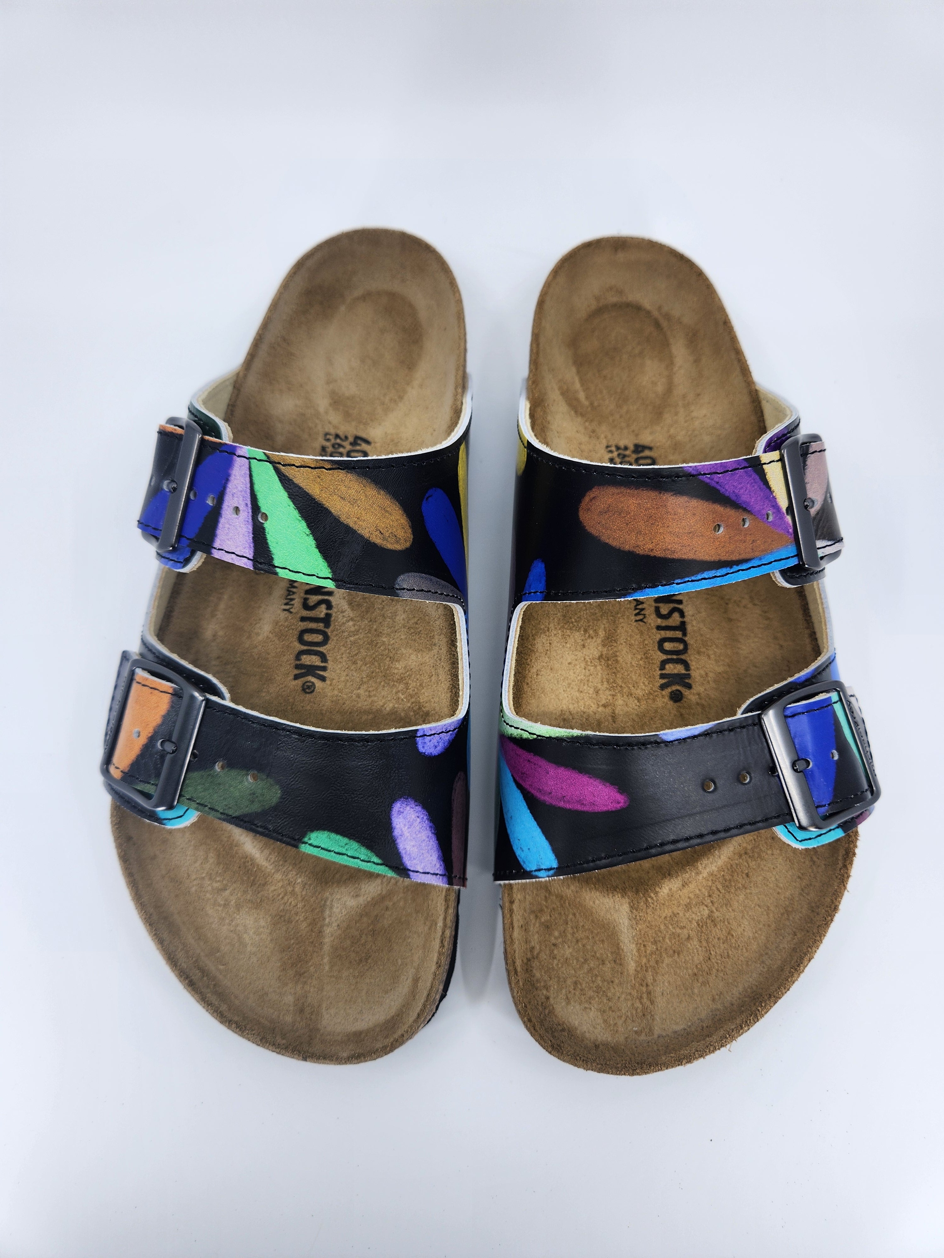 FLOWER POWER: CUSTOM BIRKENSTOCKS  by CASSI OTT  x Michael Grey