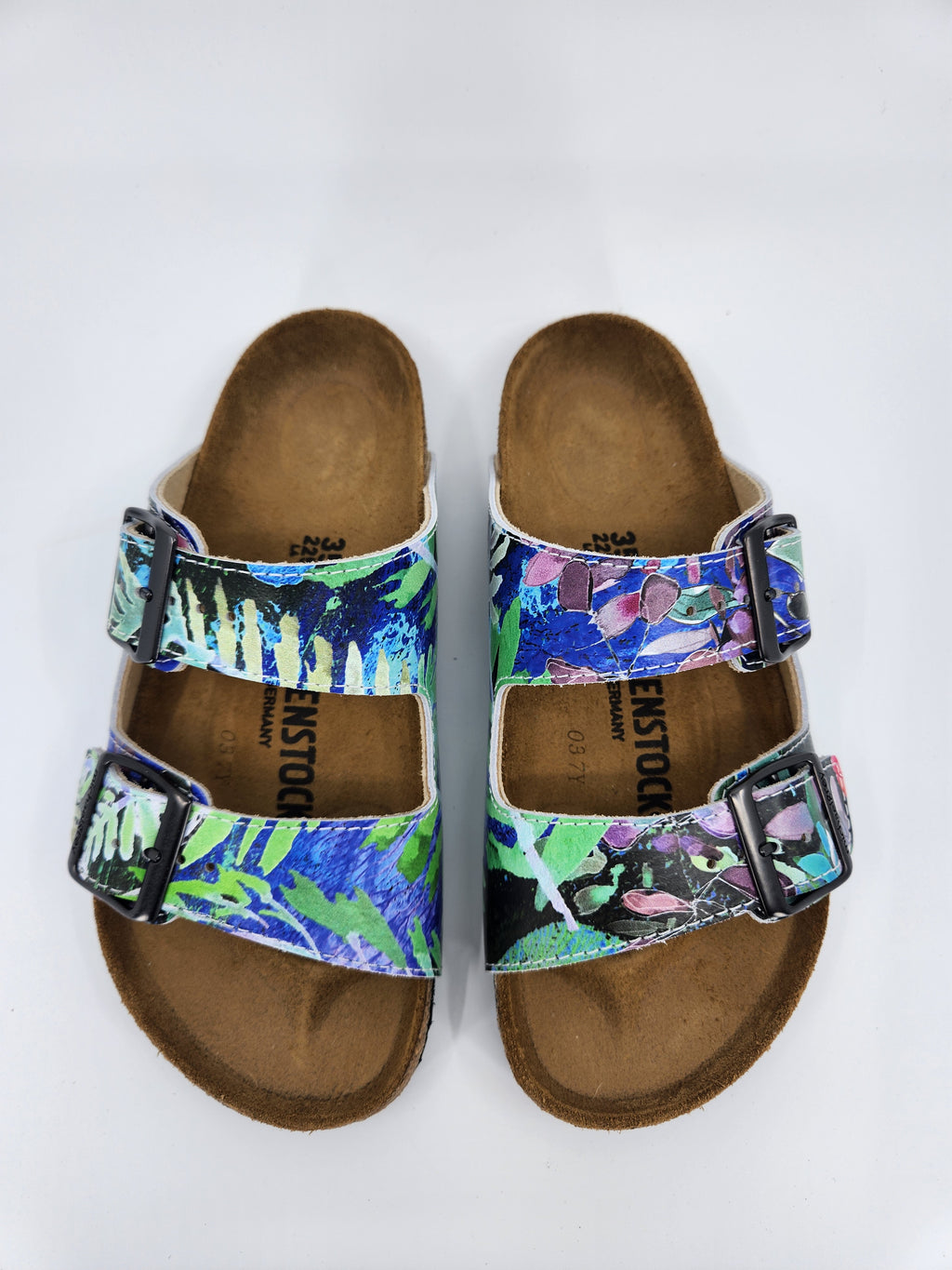 NIGHT FERN : CUSTOM BIRKENSTOCKS  by RAE MISSIGMAN x Michael Grey