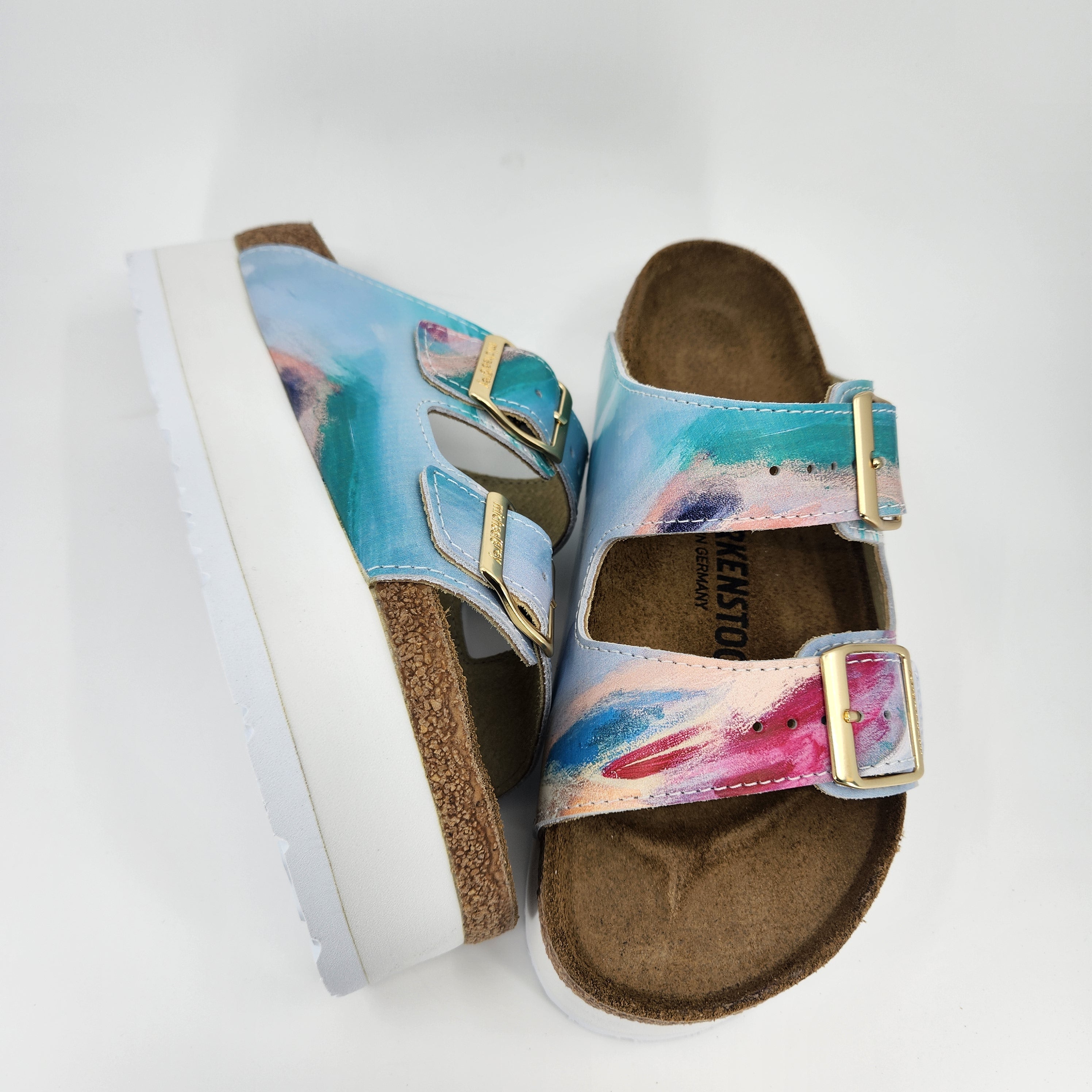 DREAM LITTLE DREAM : CUSTOM BIRKENSTOCKS  by DANIELLE NESTER FAULK x Michael Grey