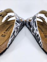 BLACK AND WHITE : CUSTOM BIRKENSTOCKS  by AMBER GOLDHAMMER  x Michael Grey