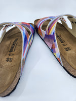 COLOR BLOCK : CUSTOM BIRKENSTOCKS  by CASSI OTT  x Michael Grey