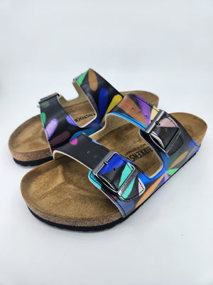 FLOWER POWER: CUSTOM BIRKENSTOCKS  by CASSI OTT  x Michael Grey