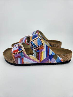 COLOR BLOCK : CUSTOM BIRKENSTOCKS  by CASSI OTT  x Michael Grey