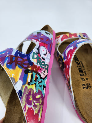 DREAM : CUSTOM BIRKENSTOCKS  by AMBER GOLDHAMMER  x Michael Grey