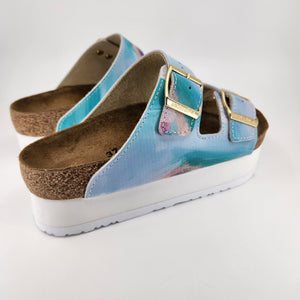 DREAM LITTLE DREAM : CUSTOM BIRKENSTOCKS  by DANIELLE NESTER FAULK x Michael Grey