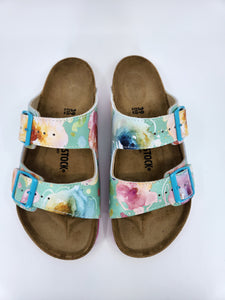 LETS BLOOM : CUSTOM BIRKENSTOCKS  by SALLY WALSH x Michael Grey