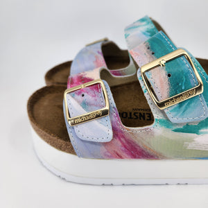 DREAM LITTLE DREAM : CUSTOM BIRKENSTOCKS  by DANIELLE NESTER FAULK x Michael Grey