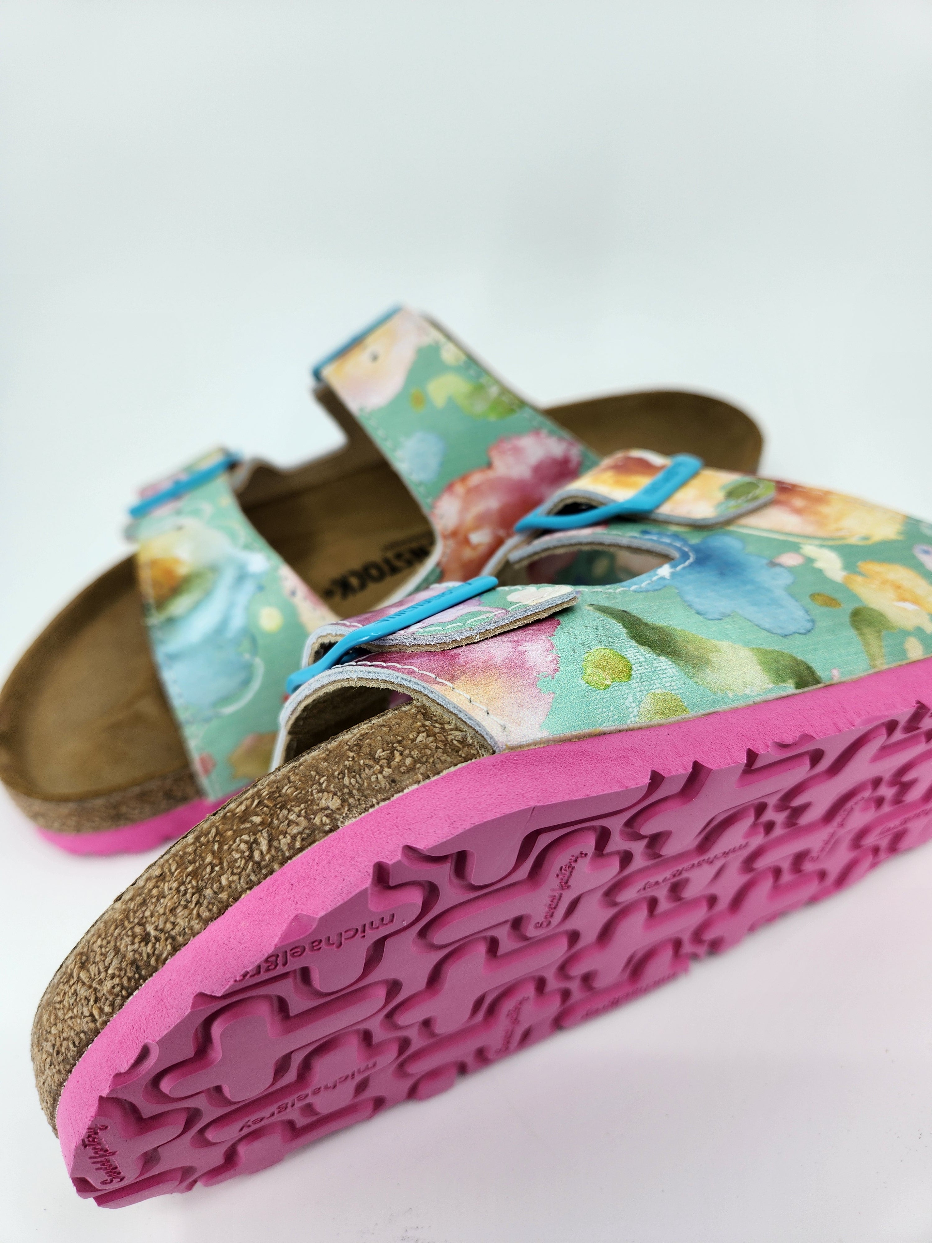 LETS BLOOM : CUSTOM BIRKENSTOCKS  by SALLY WALSH x Michael Grey