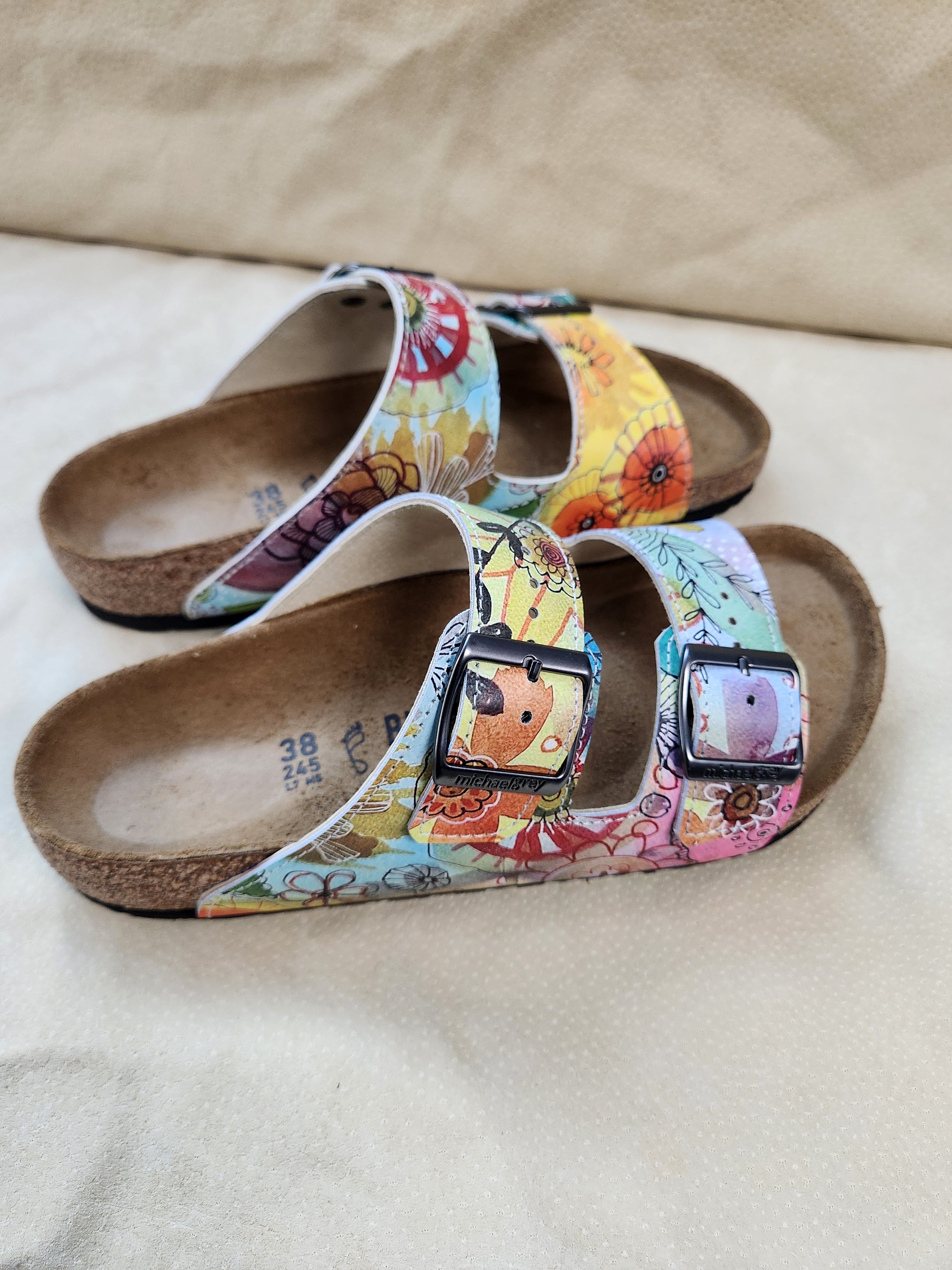 MAGICAL : CUSTOM BIRKENSTOCKS  by BETH NADLER x Michael Grey