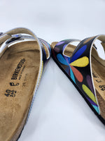 FLOWER POWER: CUSTOM BIRKENSTOCKS  by CASSI OTT  x Michael Grey