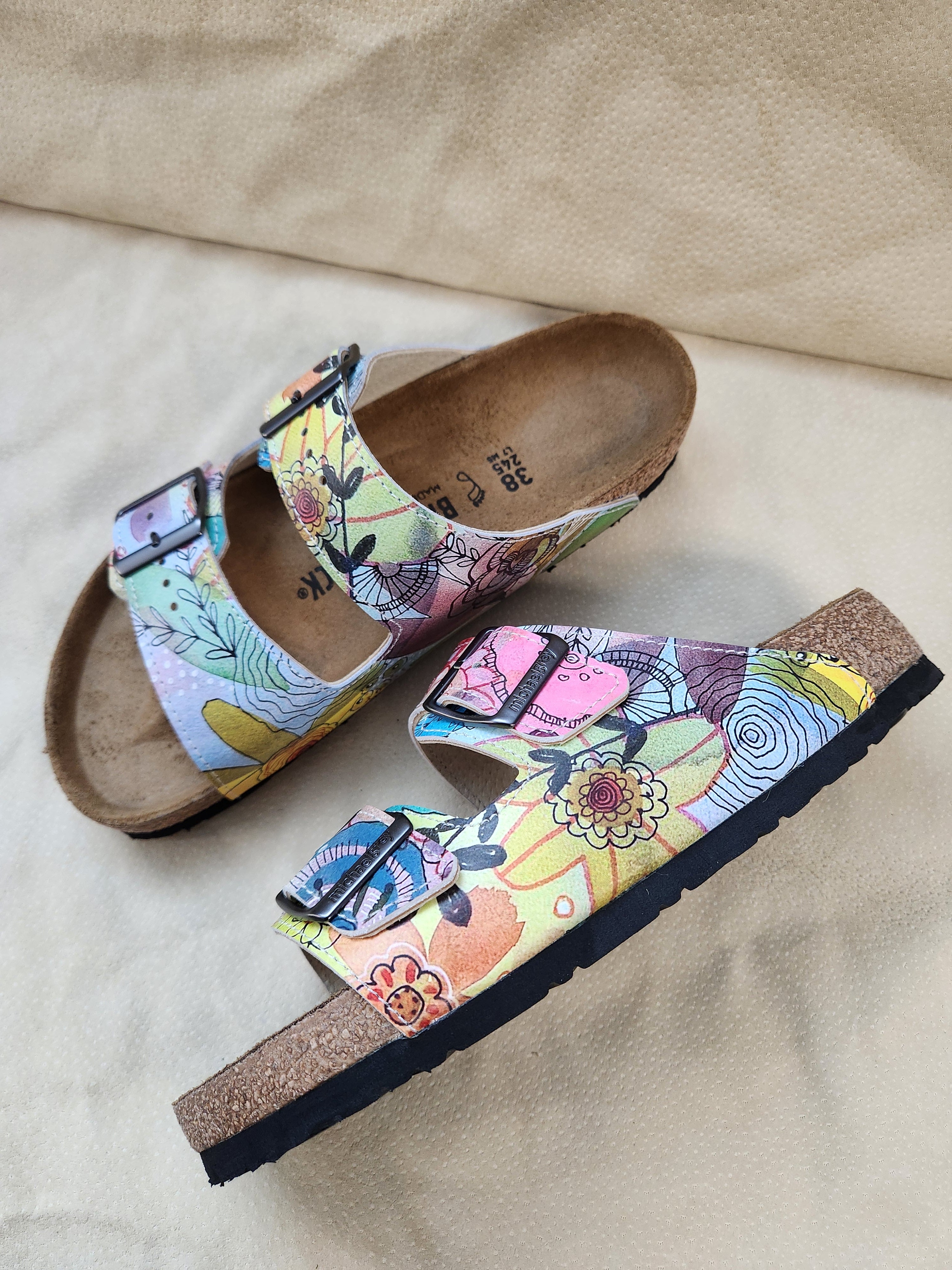 MAGICAL : CUSTOM BIRKENSTOCKS  by BETH NADLER x Michael Grey